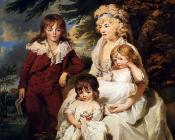 詹姆斯 沃德 : Portrait Of The Hon Juliana Talbot Mrs Michael Bryan